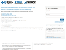 Tablet Screenshot of bcbsks.secureebilling.com